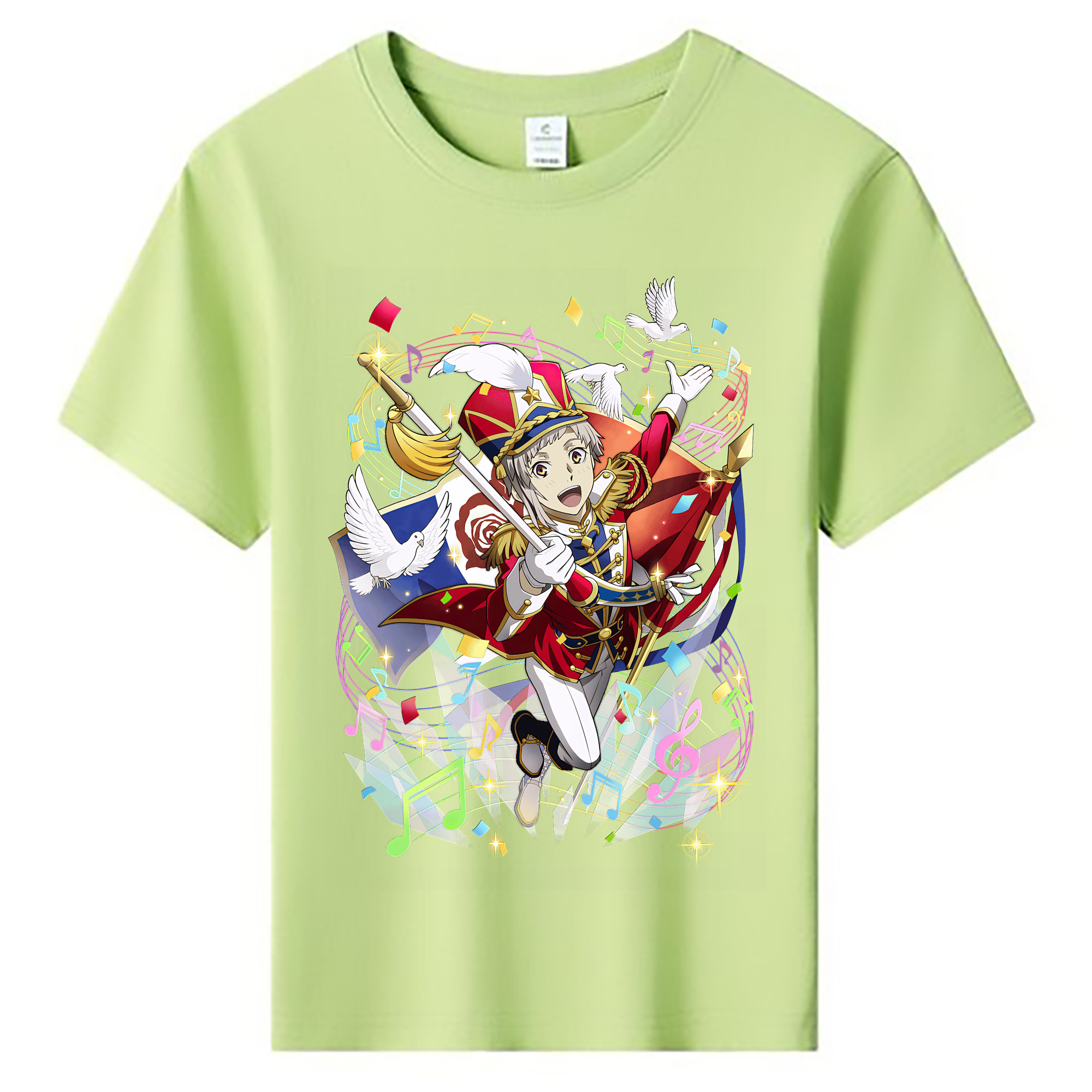 （画像用） 文豪ストレイドッグス Bungo Stray Dogs 綿100％キッズTシャツ（フロントプリント）
